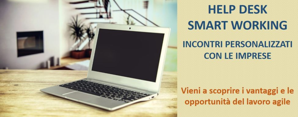 Help Desk Smart Working <br>Incontri per le imprese <br>Prenota l'appuntamento