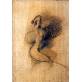 Boldini Giovanni (Ferrara 1842 - Parigi (F) 1931) nudo femminile (o nudino scattante).
Matita grassa e sanguigna su cartoncino, 565x395 mm.