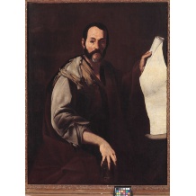 <p>Giordano Luca, Napoli 1632-1705. <br />"Ritratto di Filosofo con cartiglio". <br />Olio su tela, cm120x94,5. <br />Gi&agrave; Conte Giuseppe Matarazzo di Licosa</p> <i>Baratti Antiquario Srl</i>