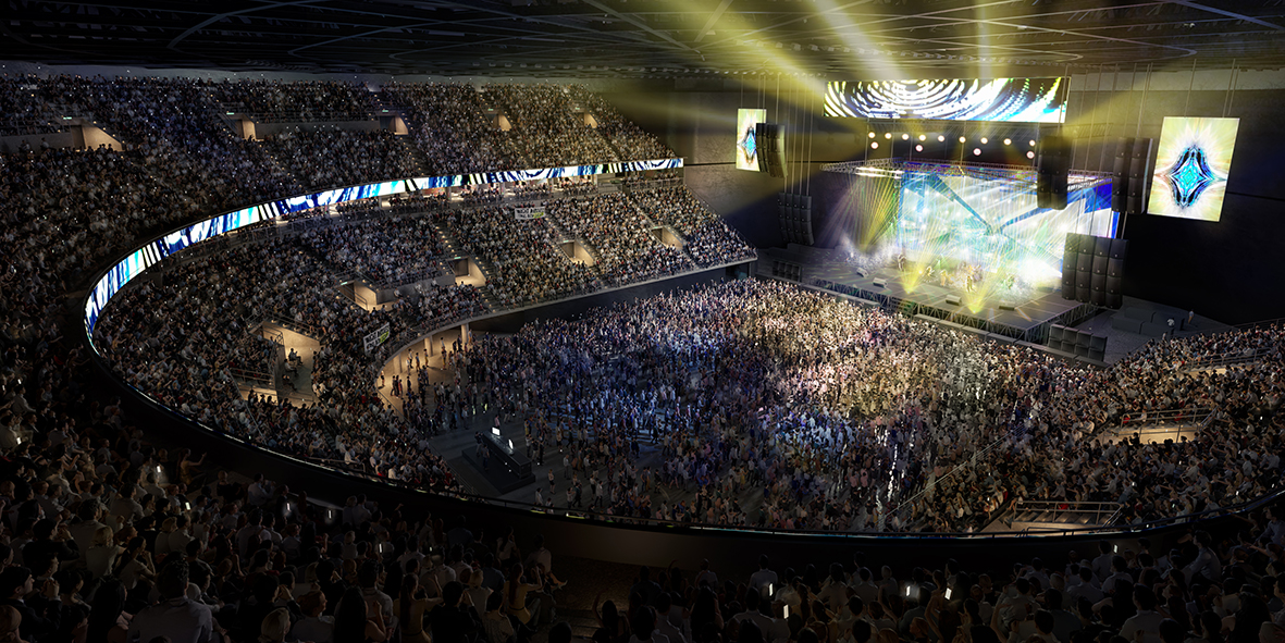 5-The new Arena for Milan inside - Concert - Copyright ARUP Milan