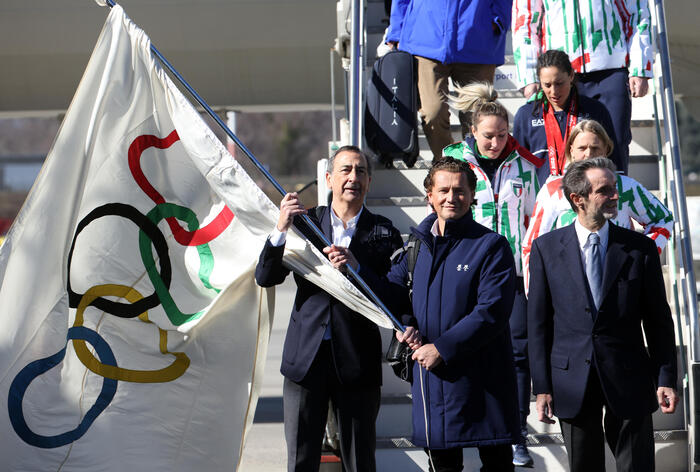 Bandiera Olimpica in Italia
