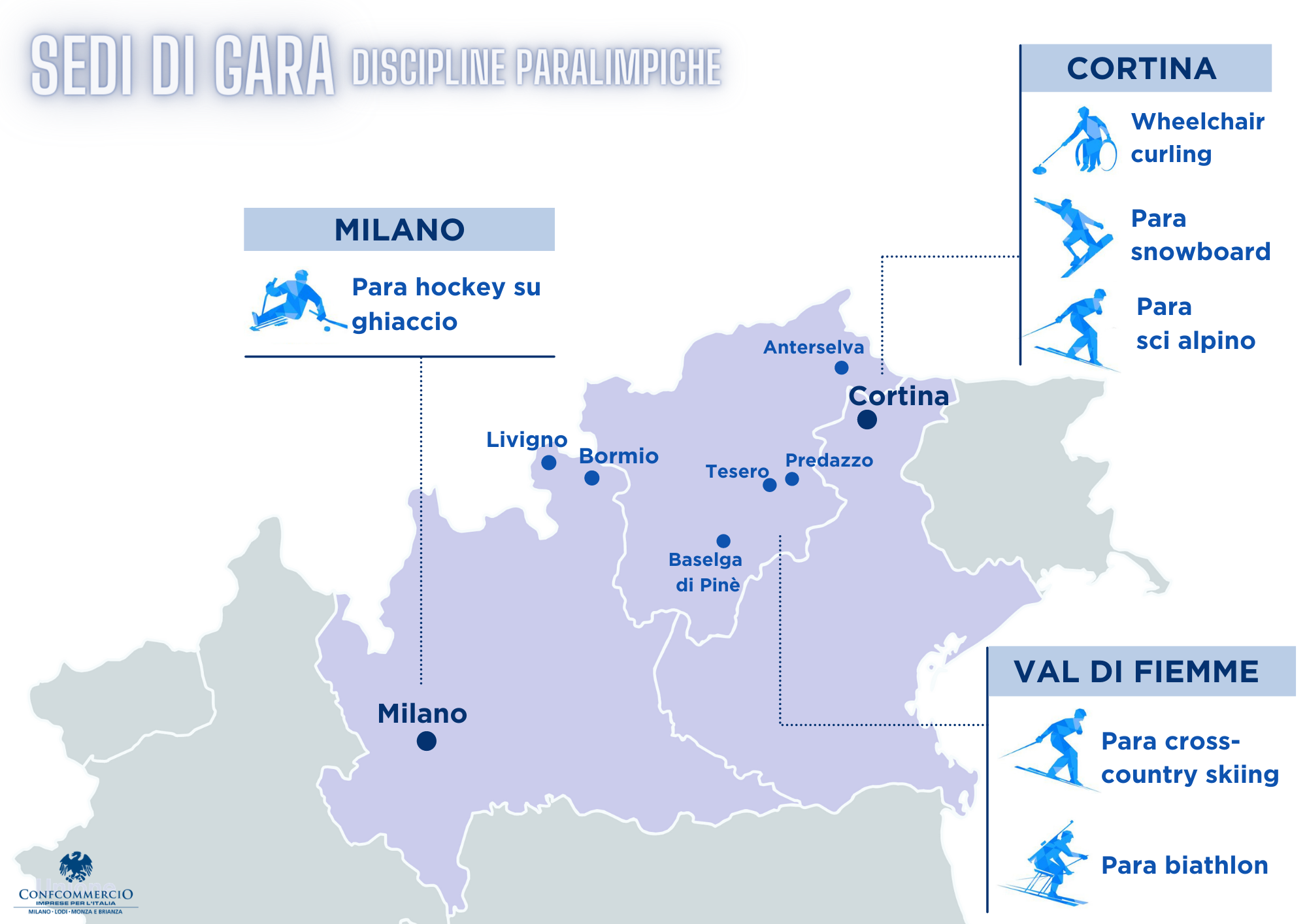 SEDI DI GARA PARALIMPIADI - nologo