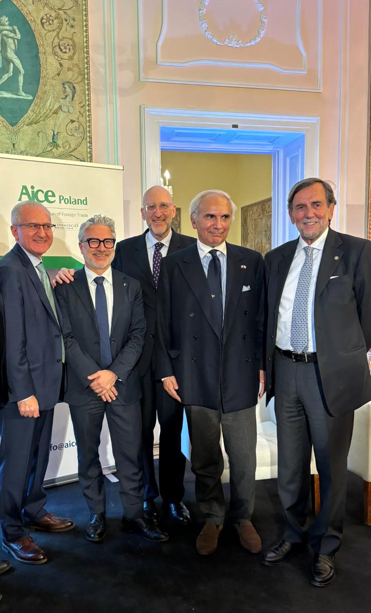 Inaugurazione Aice Poland Lemme, Loperfido, Franchetti Pardo, Aprile, Garosci