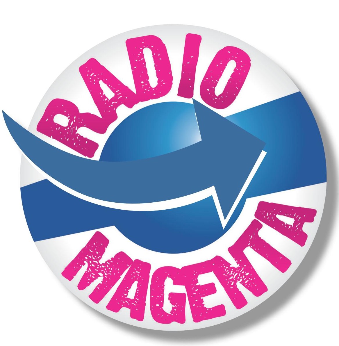 logo radio magenta