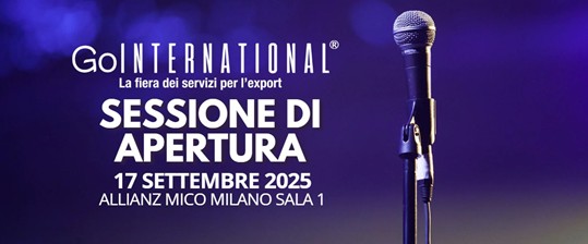 Go International sessione apertura