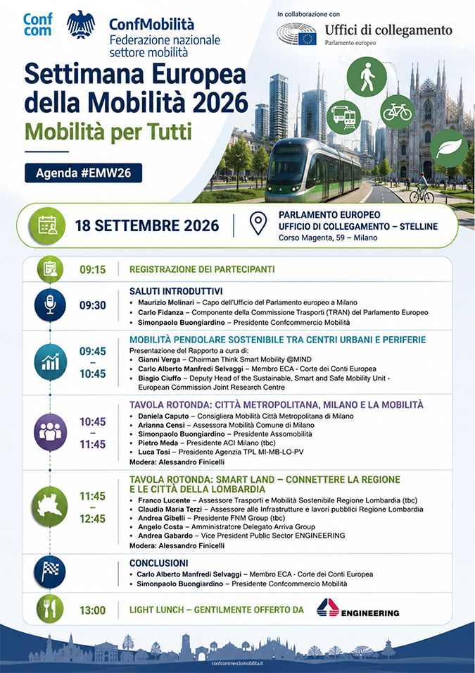 Confcommercio Mobilità 18 settembre immagine locandina Confcommercio Mobilità 18 settembre immagine locandina