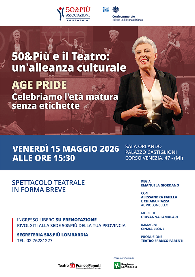 Evento 15 maggio 50ePiu