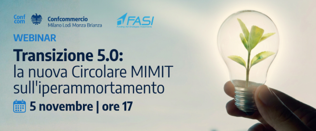 Transizione 5.0 5 novembre