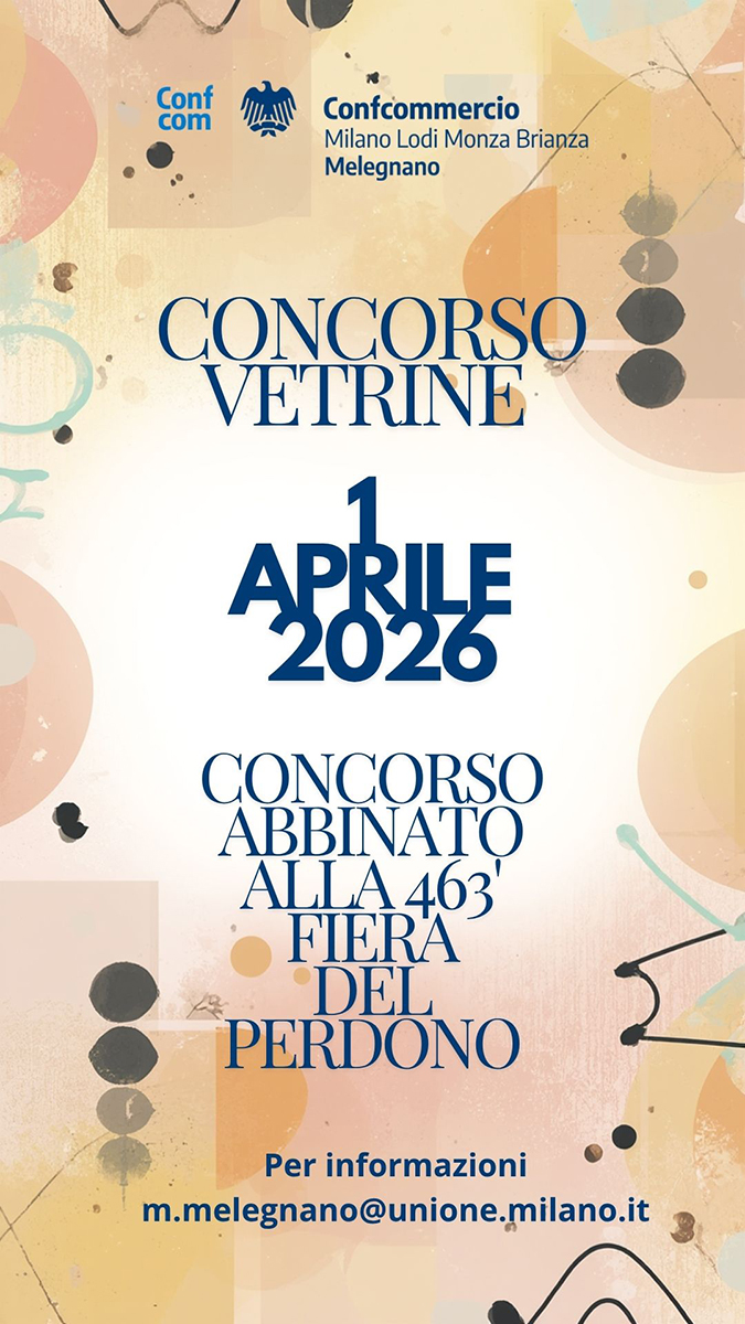 Melegnano concorso vetrine Perdono