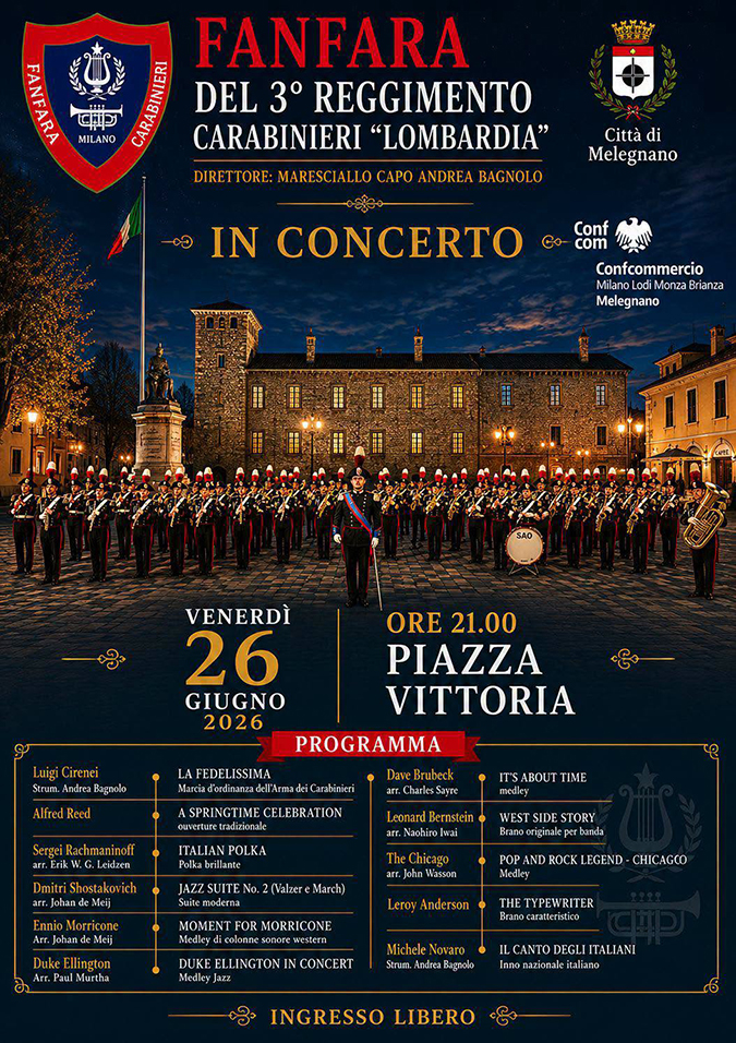 Melegnano fanfara carabinieri