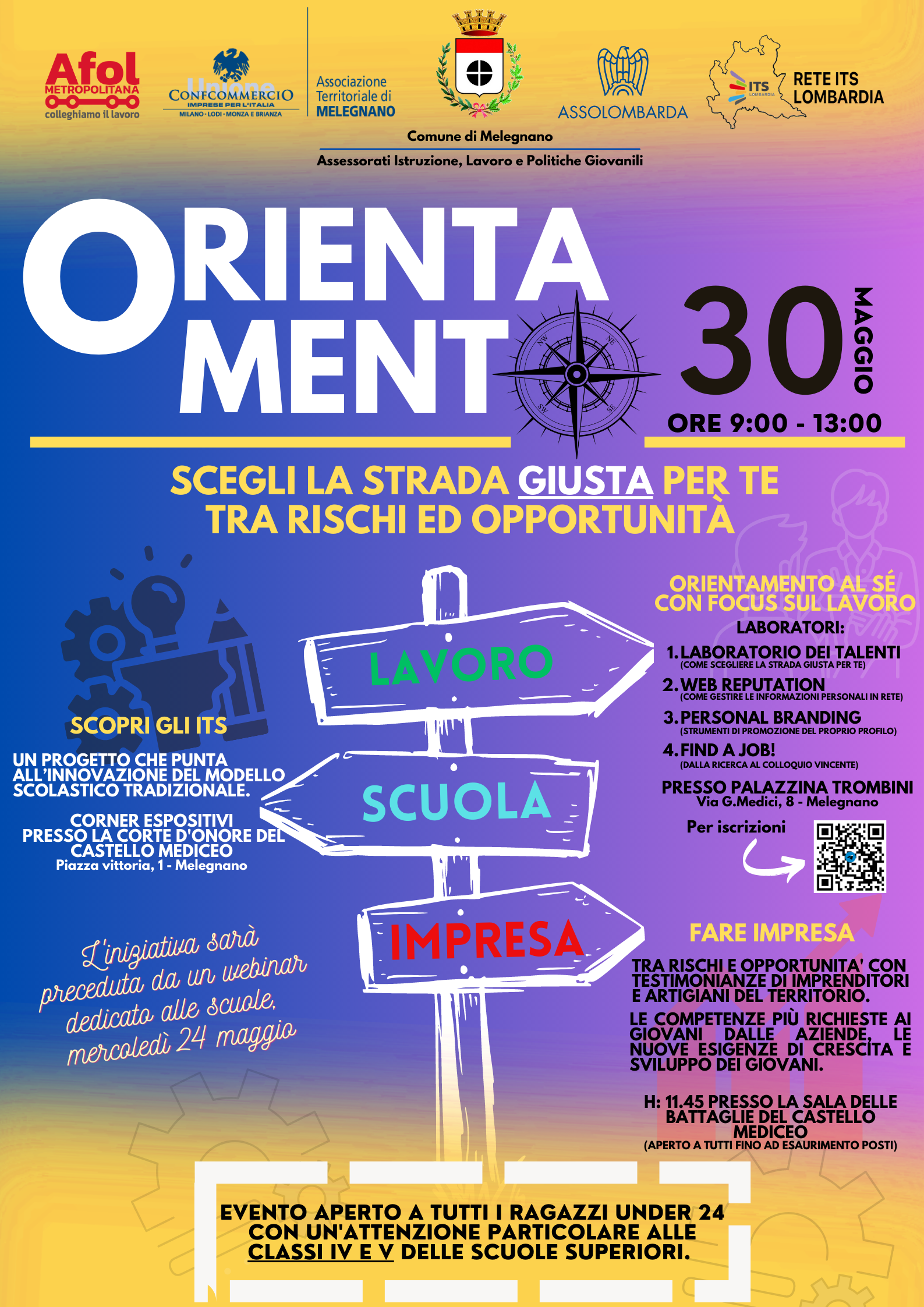 ORIENTAMENTO. LOCANDINA